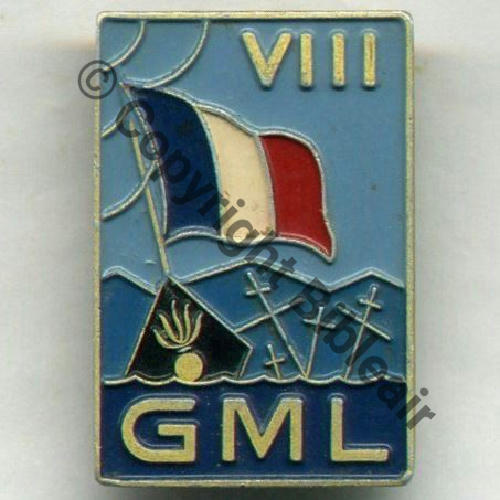 GML 8e Dron Gendarmerie Legere 1941 L139  A.AUGIS LYON ST.BARTH 2Lig 2Griffes Dos grenu dore Src.historia.collection2a 150EurInv  